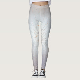 Leggings De Rosa a Blanco