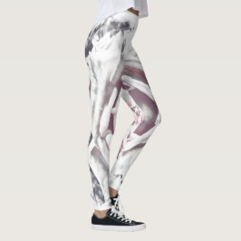 Leggings de rosa acuarela rosa polvorienta y carbó