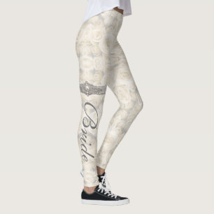 Leggings de rosas de novias