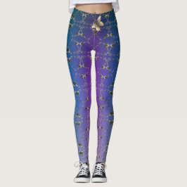 Leggings de rosas y mariposas