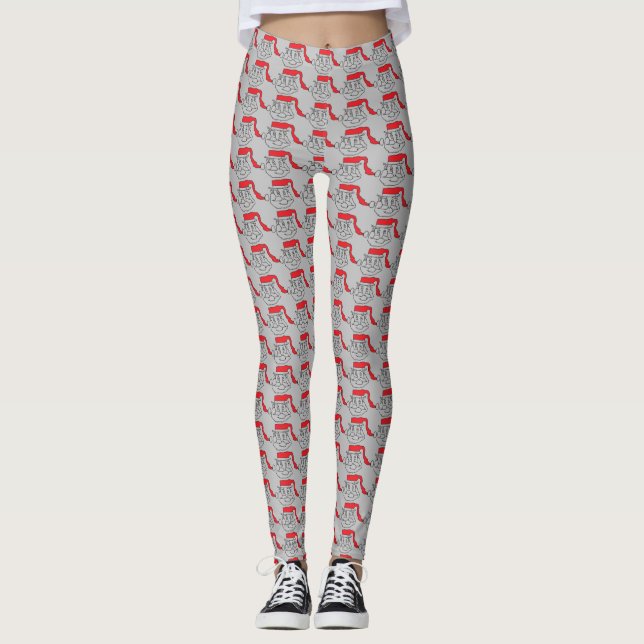 Leggings de Santa Mujeres (Anverso)
