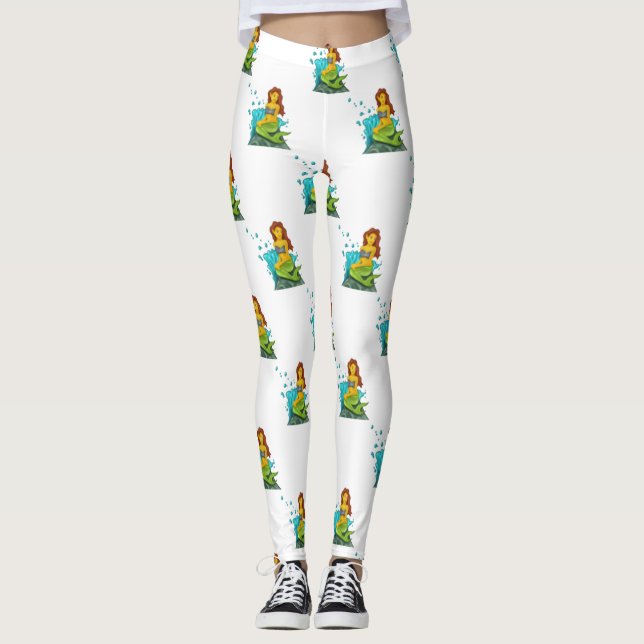 leggings de sirena de emoji (Anverso)