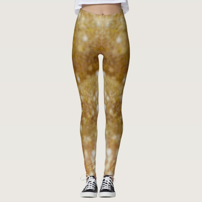 Leggings de Slime con Brillo Dorado (Anverso)
