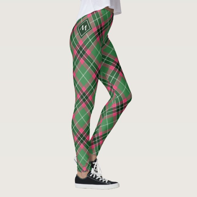 Leggings de tartán verde y rosa (Derecha)
