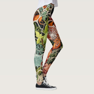 leggings de telaraña