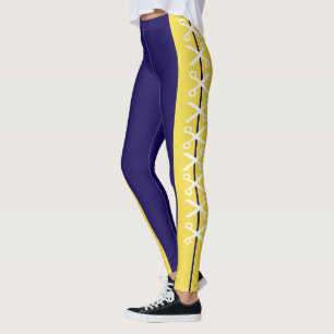 Leggings de Tijera de Corte Abierto Elegantes