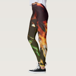 Leggings de Tinte Anudado Inverso - Regalo Lindo p