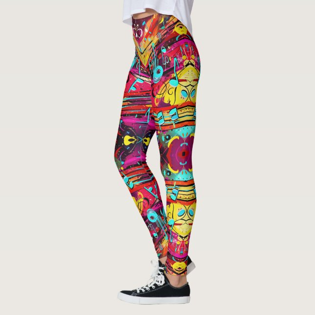 Leggings de tormentas musicales - Guay (Izquierda)