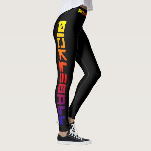 Leggings 😍 de un lado impactante negro de pelota de poll