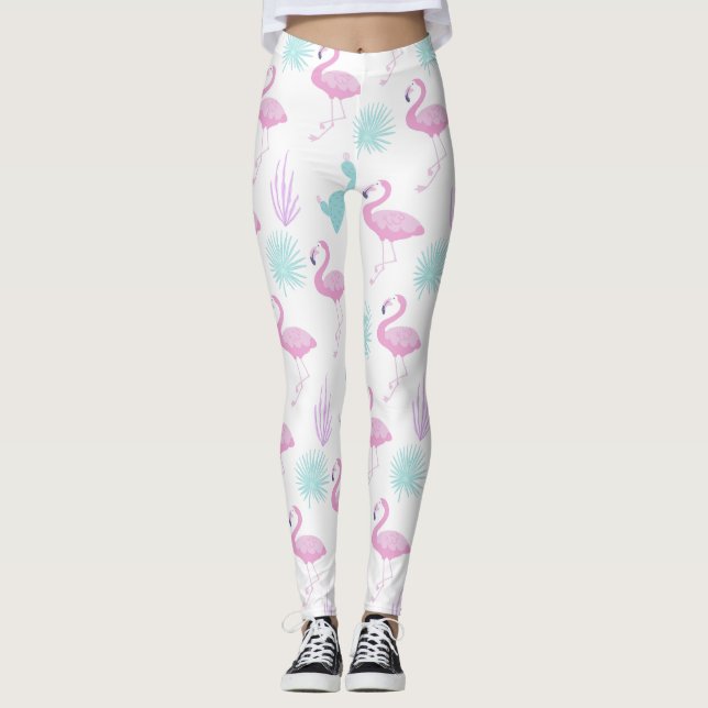 Leggings de vacaciones tropicales (Anverso)