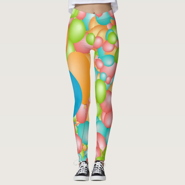 Leggings de Vibraciones de Cumpleaños (Anverso)