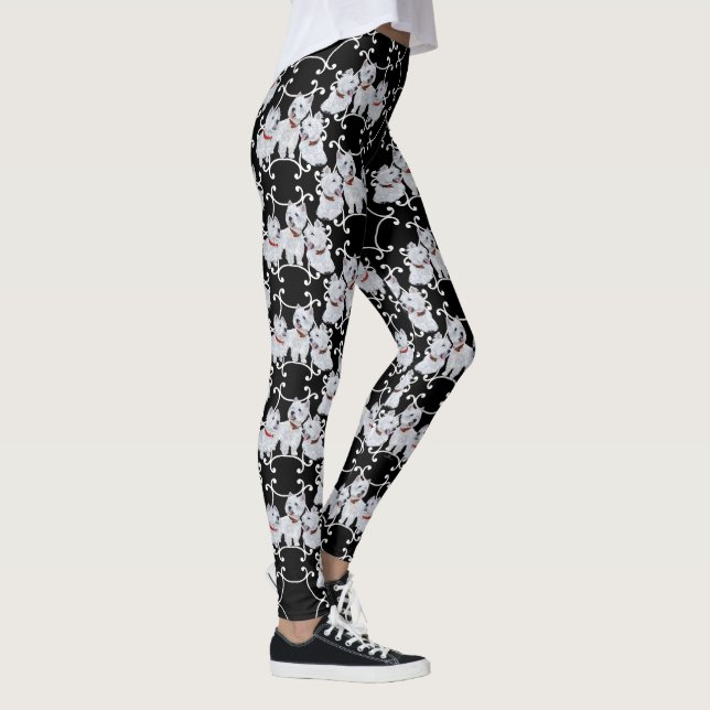 Leggings de West Highland White Terrier (Derecha)