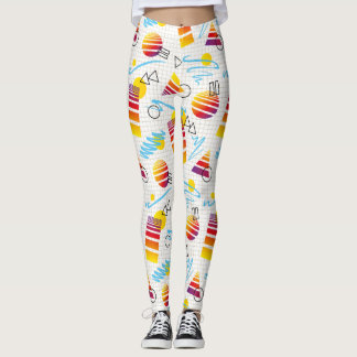 Leggings de yoga de estilo retro Vaporwave Synthwa