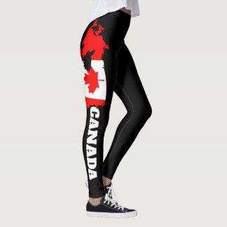 Leggings de yoga de la bandera de Canadá - Regalo 