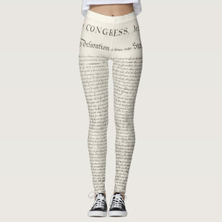 Leggings Declaración de Independencia América 4 de julio