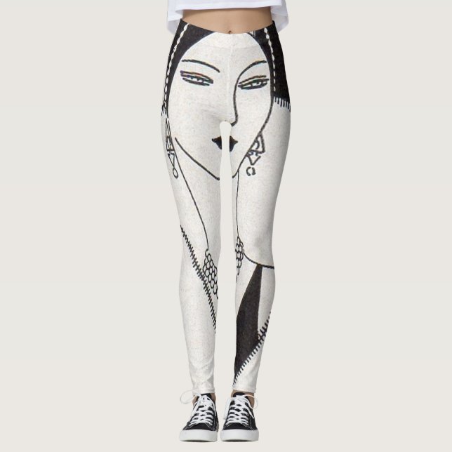 Leggings Deco de arte de 1928 (Anverso)