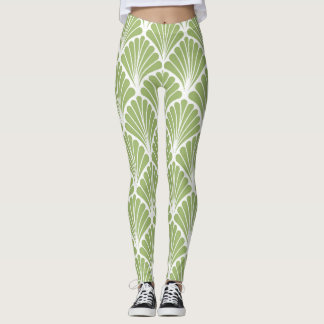 Leggings Deco de arte geométrico, patrón sin fisuras