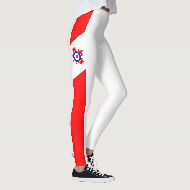 Leggings Decoración de Roundel del canadiense encendido (Derecha)