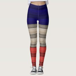 Leggings Decoración ornamental abstracta sin inconveniente 