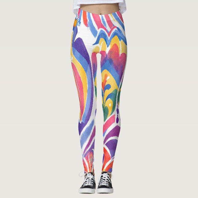 Leggings decoración tradicional rumana (Anverso)