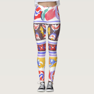Leggings decoración tradicional rumana