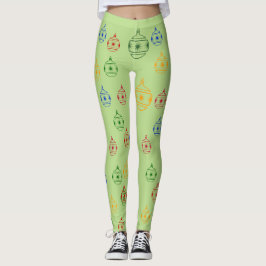Leggings - Decoraciones de árboles de Navidad