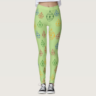 Leggings - Decoraciones de árboles de Navidad