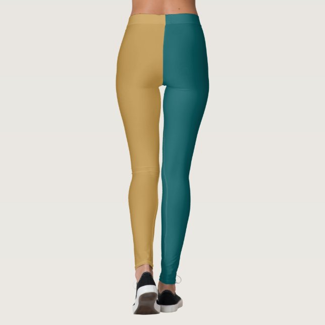 Leggings Decorativo Mitad y Mitad (Reverso)