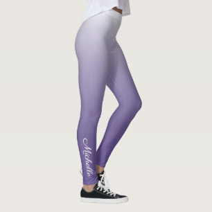 Leggings Degradado oscuro ultravioleta personalizado