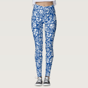Leggings Deja el patrón 14b. azul BG