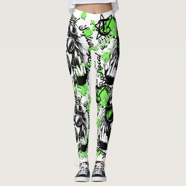 Leggings Deja que tu expresión hable a través de tu moda (Anverso)