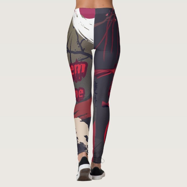 Leggings ⛈️ 🥷 Dejarlos Venir, Anime Manga Poderes 🥷 ⛈️ (Reverso)