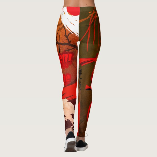 Leggings ⛈️ 🥷 Dejarlos Venir, Mezcla De Poderes 🥷 ⛈️ (Reverso)