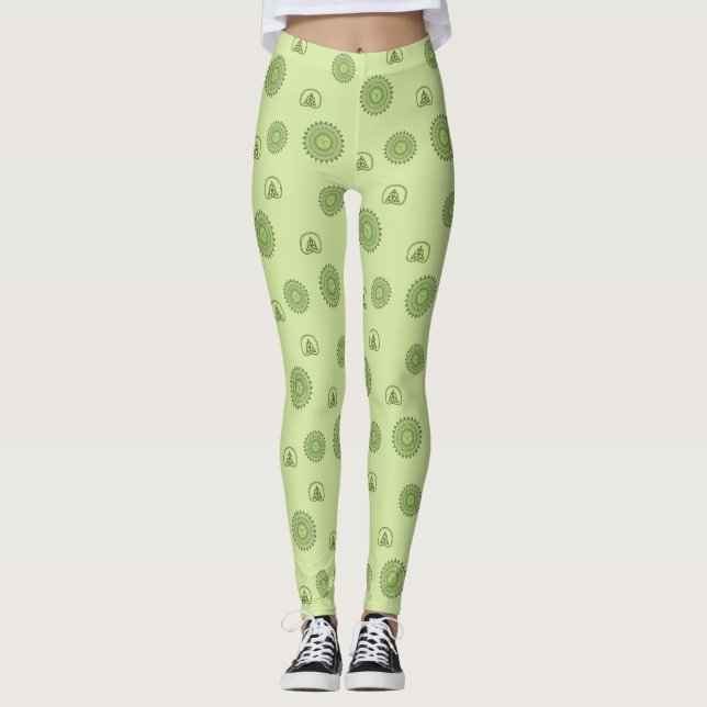 Leggings del Día de San Patricio Celta (Anverso)