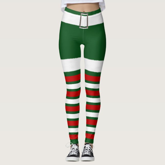 Leggings del elfo de vacaciones (Anverso)