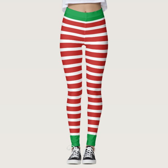Leggings del elfo de vacaciones | Navidades Elf Co (Anverso)