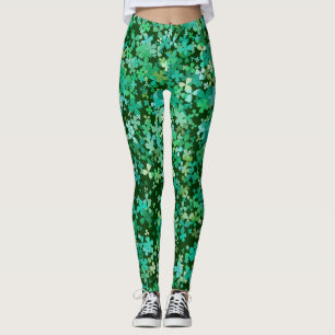 Leggings del patrón St. Patrick Clover