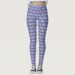 Leggings Delaware Boardwalk Salar Agua Taffy Candy Beach DE