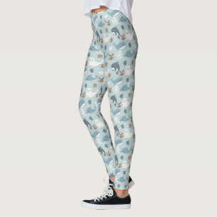 Leggings Delfines, focas y pulpo