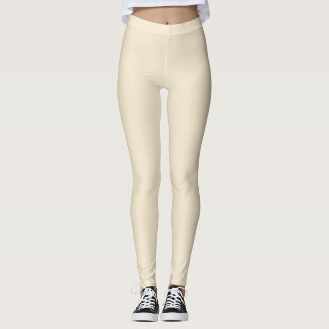Leggings Delicado color cremoso beige (Anverso)