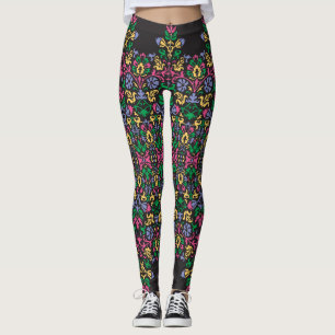 Leggings Delicado damasco barroco victoriano sin problemas