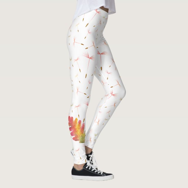 Leggings Delicados Dandelions & Autumn Leaf (Derecha)