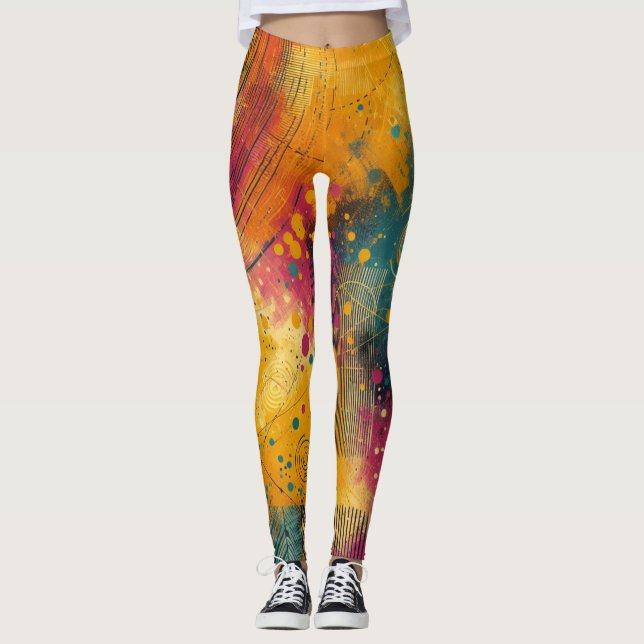 Leggings "Delicia de la tarde" (Anverso)