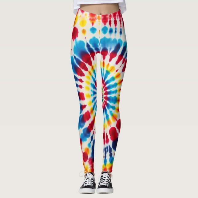 Leggings Delicia de teñido en nudos (Anverso)
