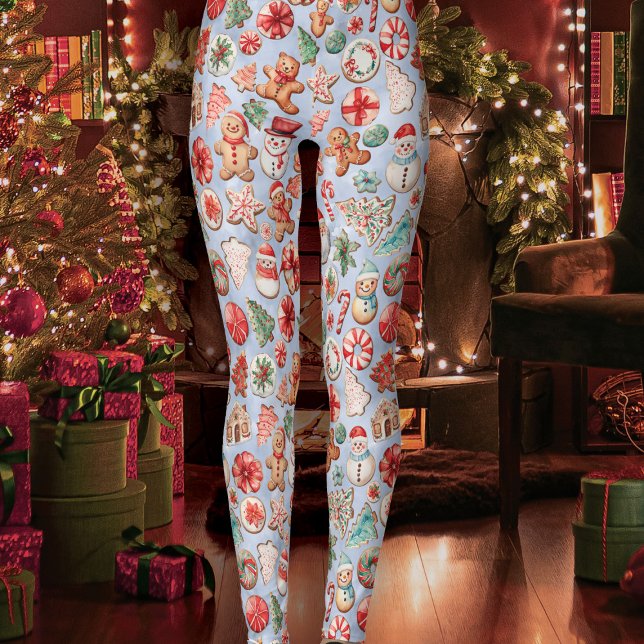 Leggings Delicia festiva: Navidades Cookie Wonderland (Subido por el creador)