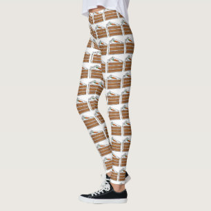 Leggings Deliciosa garganta de postre en trozo de tarta