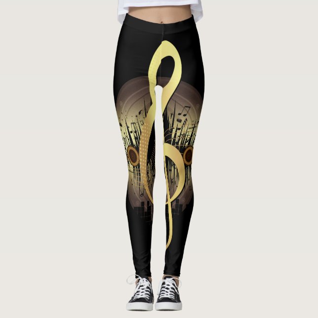 Leggings Deliciosa Tune - Oro (Anverso)