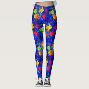 Leggings Demasiado Guay para las piernas de peces escolares