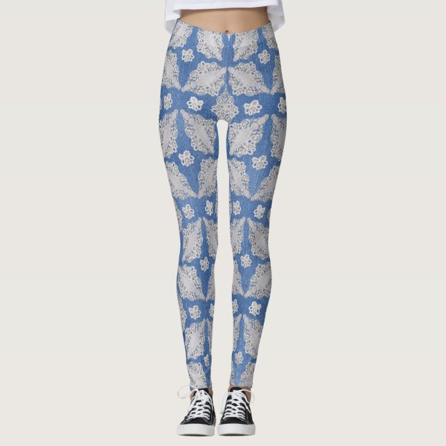 Leggings Denim con encaje (Anverso)