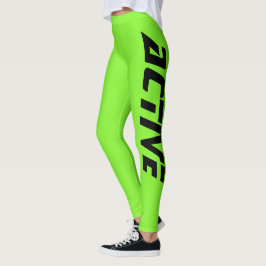 Leggings Deporte activo verde neón